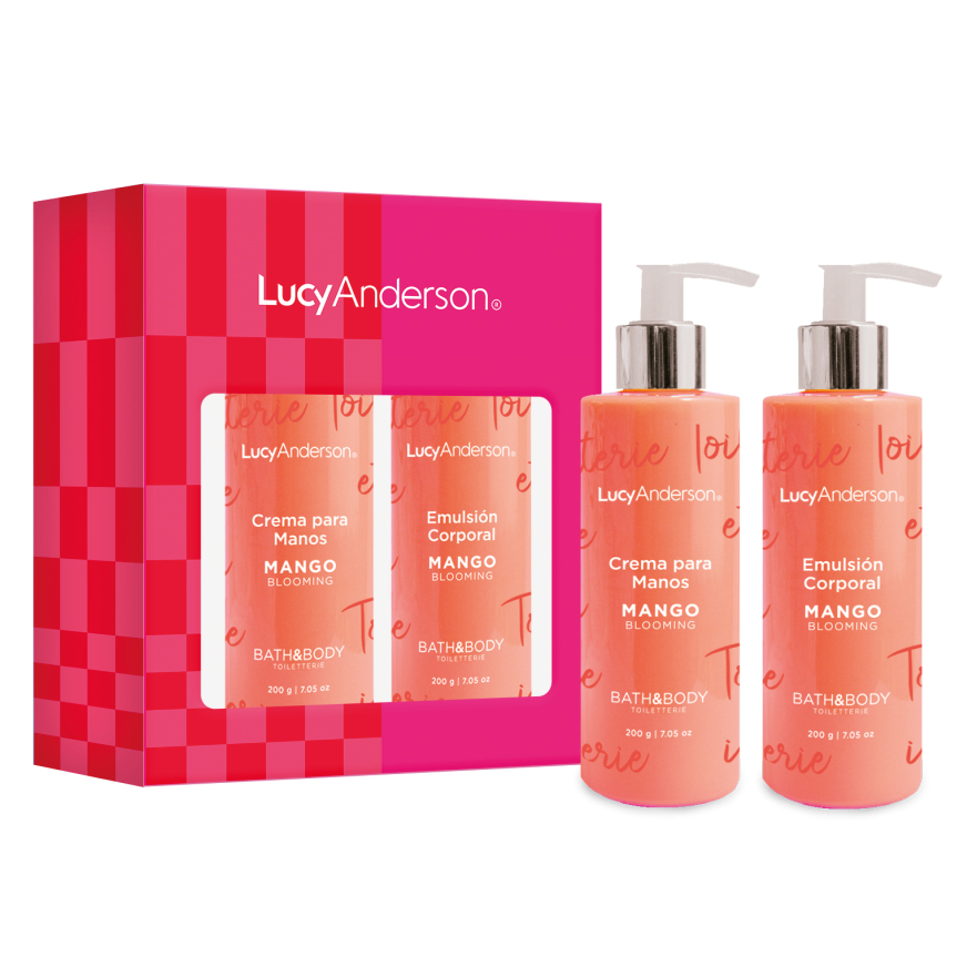 LUCY ANDERSON SET CREMA MANOS MANGO BLOOMING Y EMULSION